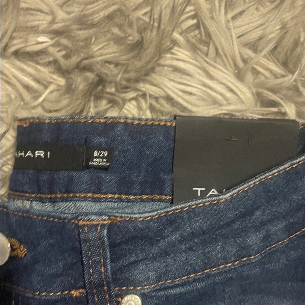 Tahari Dark Blue Skinny Jeans - Picture 3 of 7